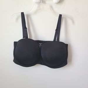 Torrid Black Strapless Convertable Bra 44F
